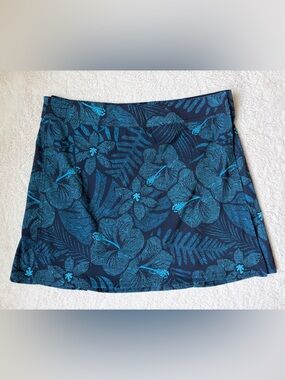 Ripskirt Hawaii Blue Tropical Skirt Women Size Medium